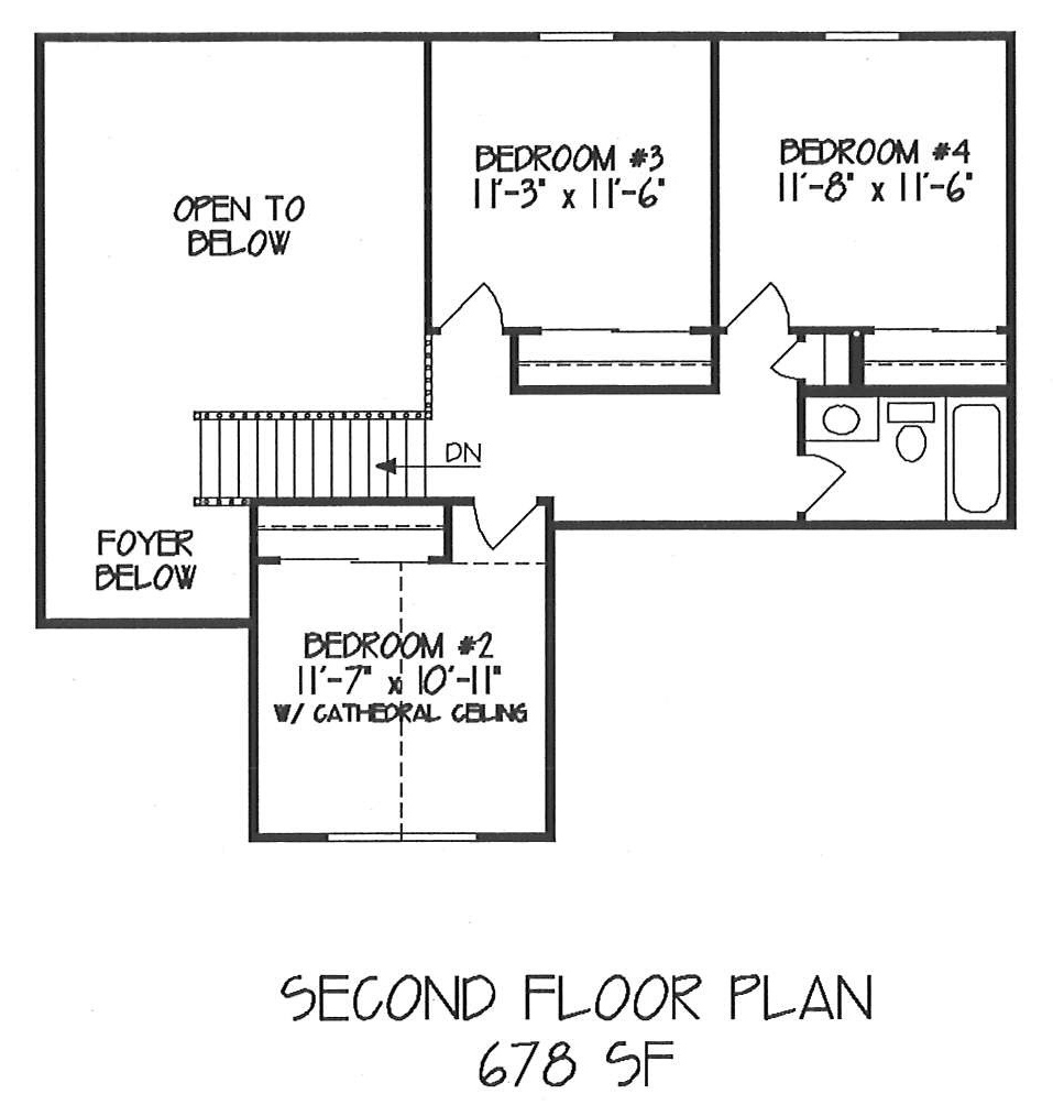 Muirfield 2nd Floor Plan